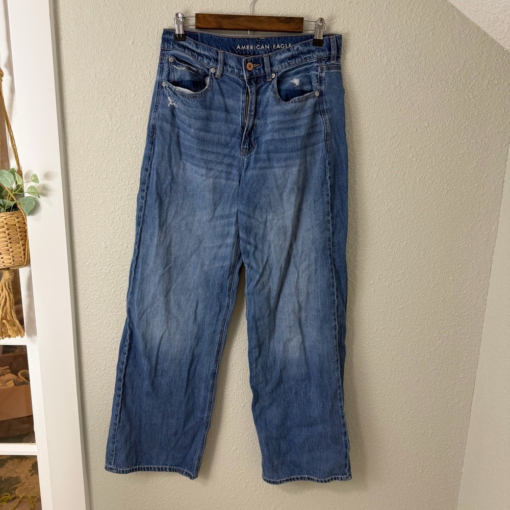 American Eagle Outfitters Skater Jeans in Denim Blue Sz 6 Regular